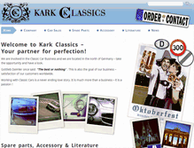 Tablet Screenshot of karkclassics.com